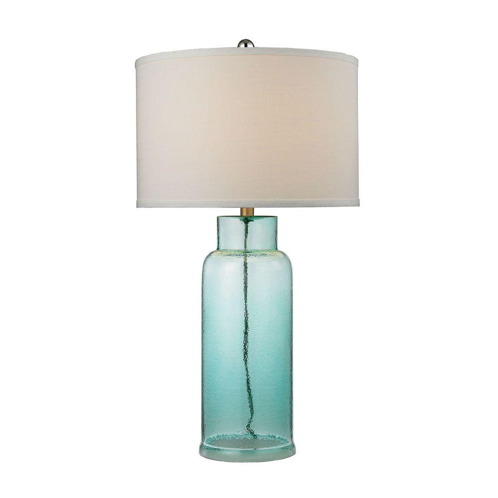 sea glass table lamp