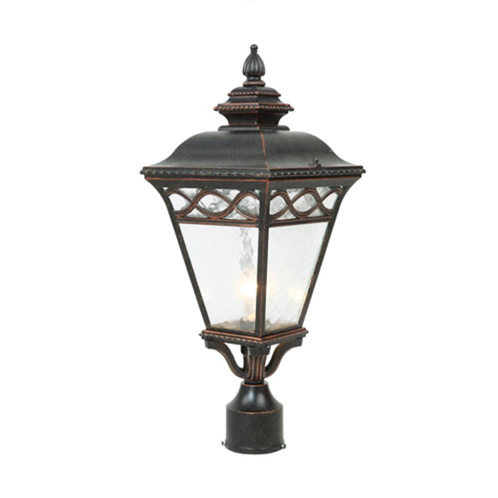 Y Decor Cheri 1-Light Outdoor Oil-Rubbed Bronze Post Light-EL8088MPIORB