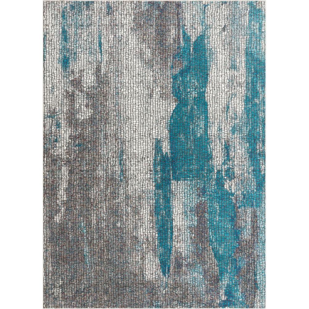 Well Woven Allure Sloane Blue Vintage Paint Splash Abstract Mosaic 5 Allure Sloane Blue Vintage Paint Splash Abstract Mosaic 5 Ft 3 In X 7 Area Rug