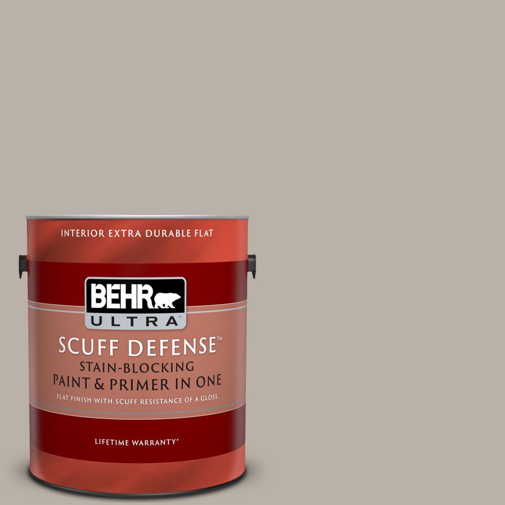 BEHR ULTRA 1 Gal. #MQ2-55 Park Avenue Extra Durable Flat Interior Paint ...