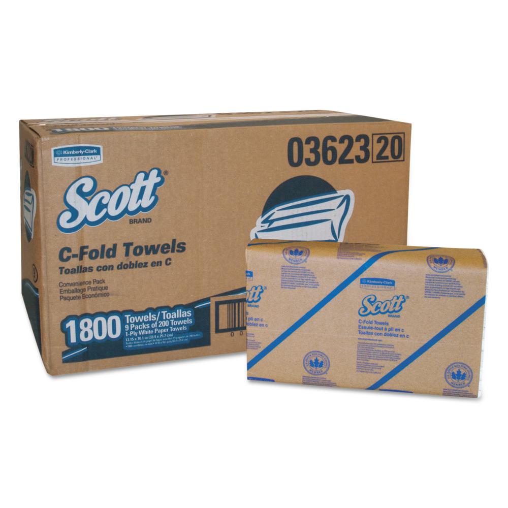 Scott C-Fold Paper Towels Convenience Pack (200-Pack ...
