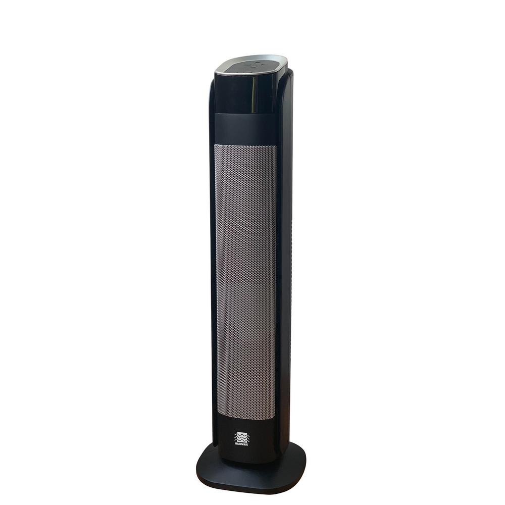 Hunter 22 in Digital Ceramic Portable Tower Heater with Remote Control