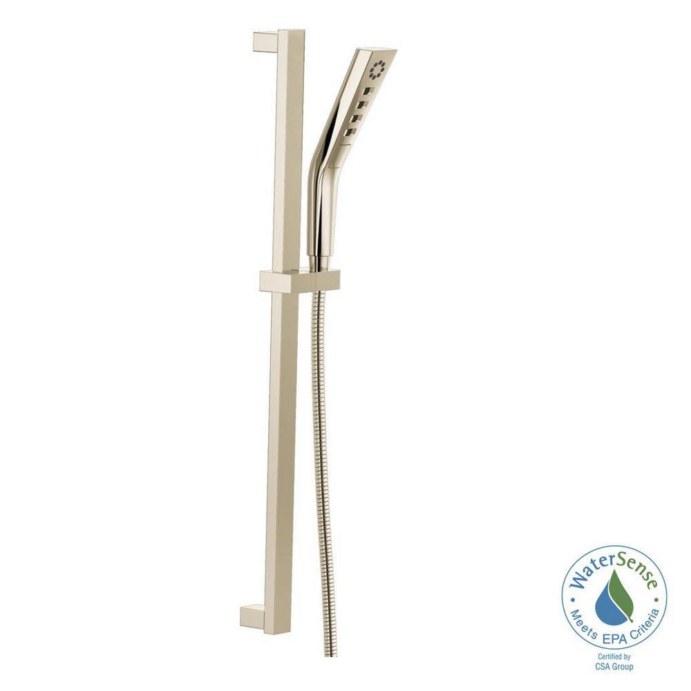 Delta Pivotal 3Spray Hand Shower with Slide Bar in Polished Nickel51799PN The