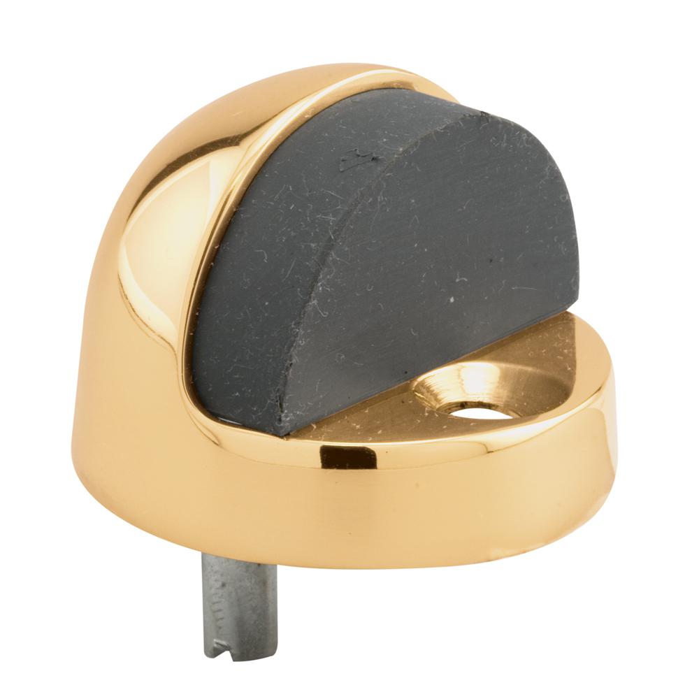 Prime Line 1 5 16 In Polished Brass Dome Type Door Floor Stop J