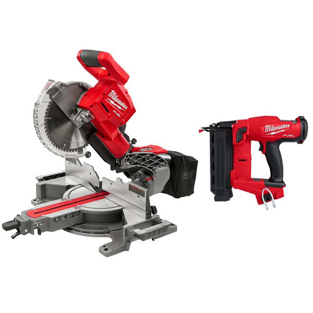 Milwaukee M18 FUEL 18Volt LithiumIon Brushless 10 in. Cordless Dual