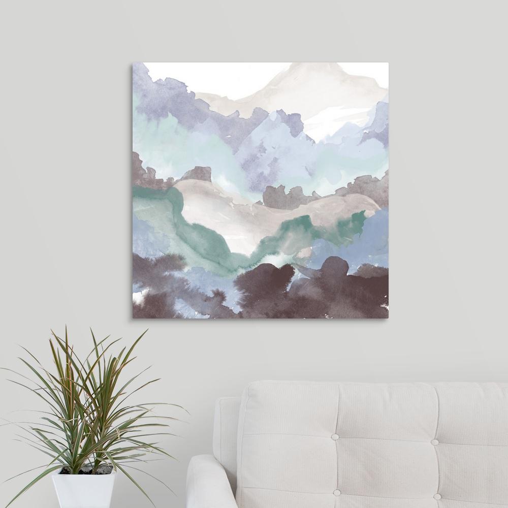 Layers Of Winter A By The Studio Canvas Wall Art