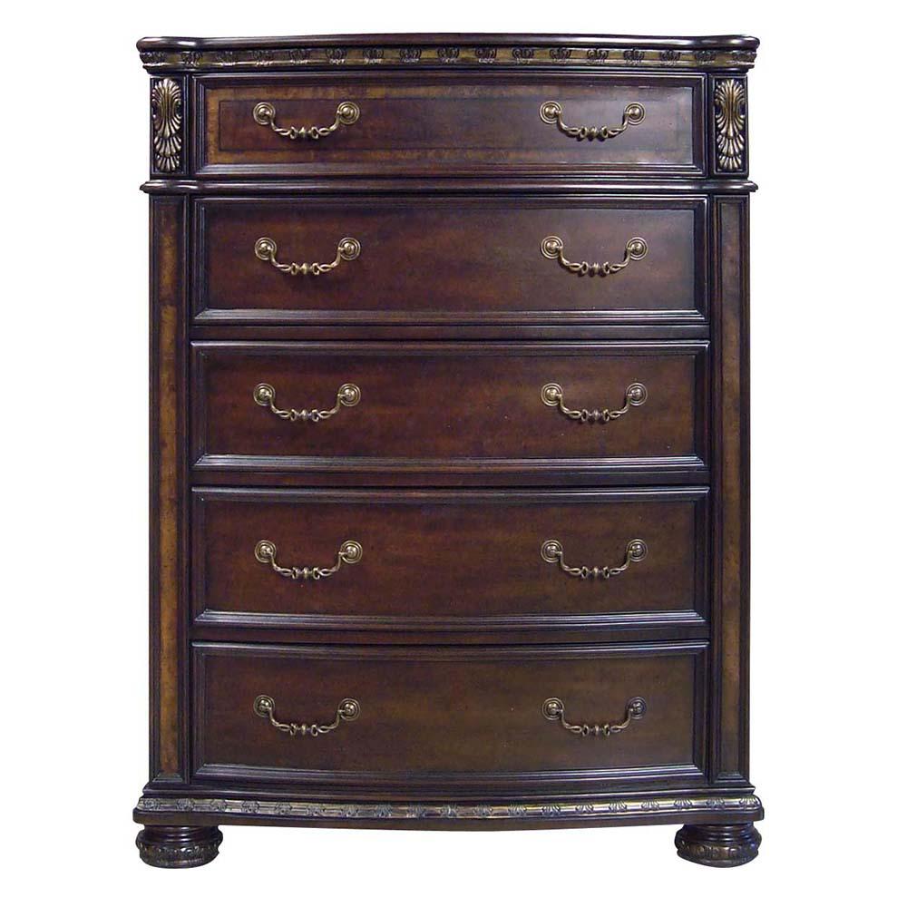 Steve Silver Monte Carlo 5-Drawer Cherry Lift Top Chest