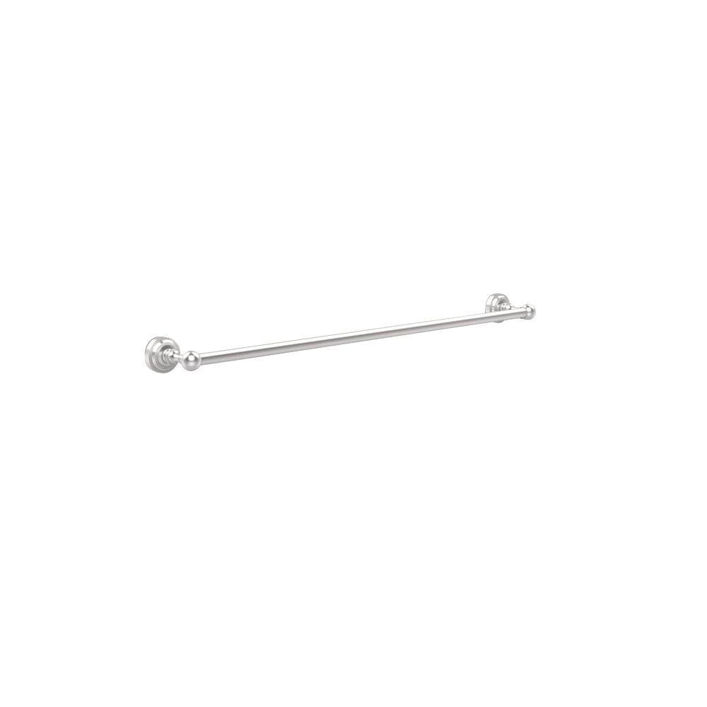 Allied Brass Dottingham Collection 30 In Back To Shower Door Back To Shower Door Towel Bar In Satin Chrome