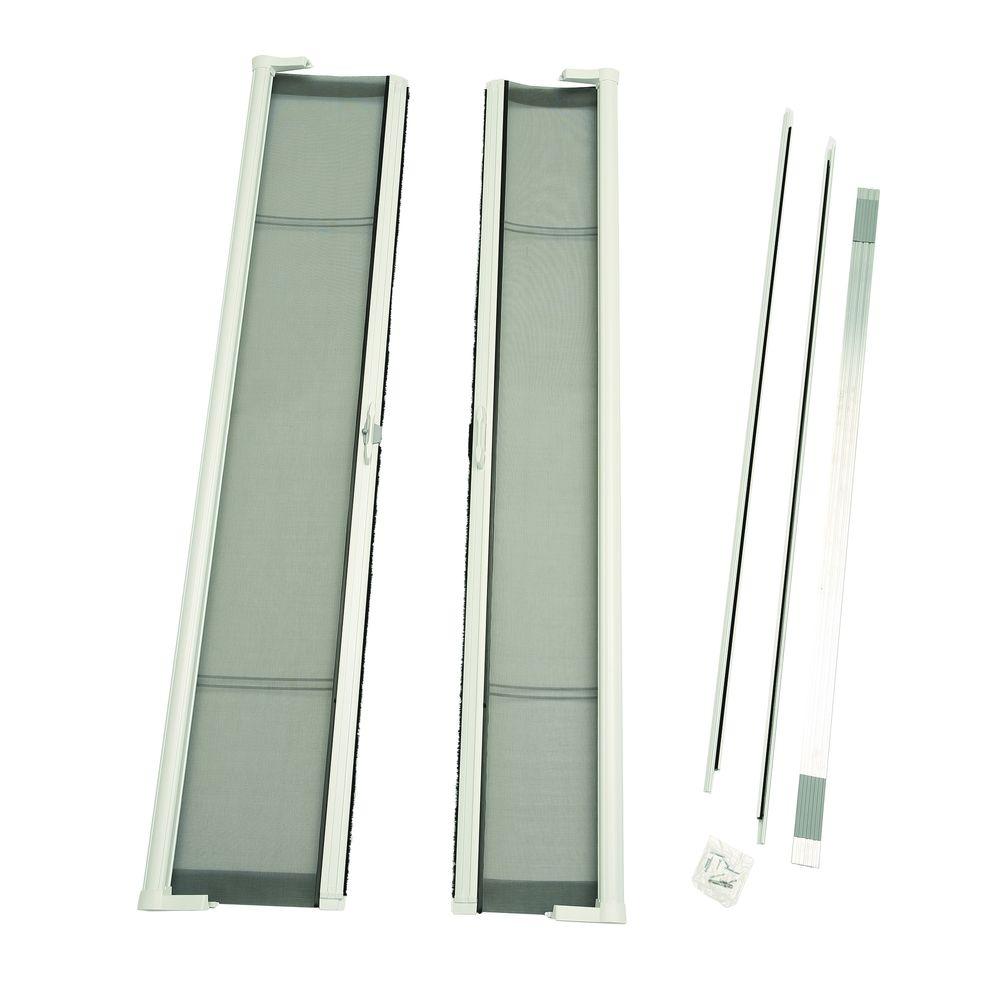 Larson 72 In X 78 In Brisa White Short Height Double Door Kit Retractable Screen Door