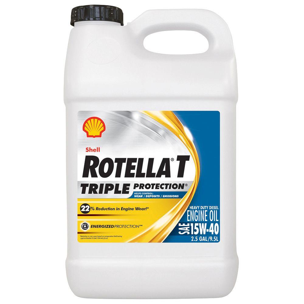 Shell Rotella 320 oz.15W40 Motor Lubricant Oil550019919 The Home Depot