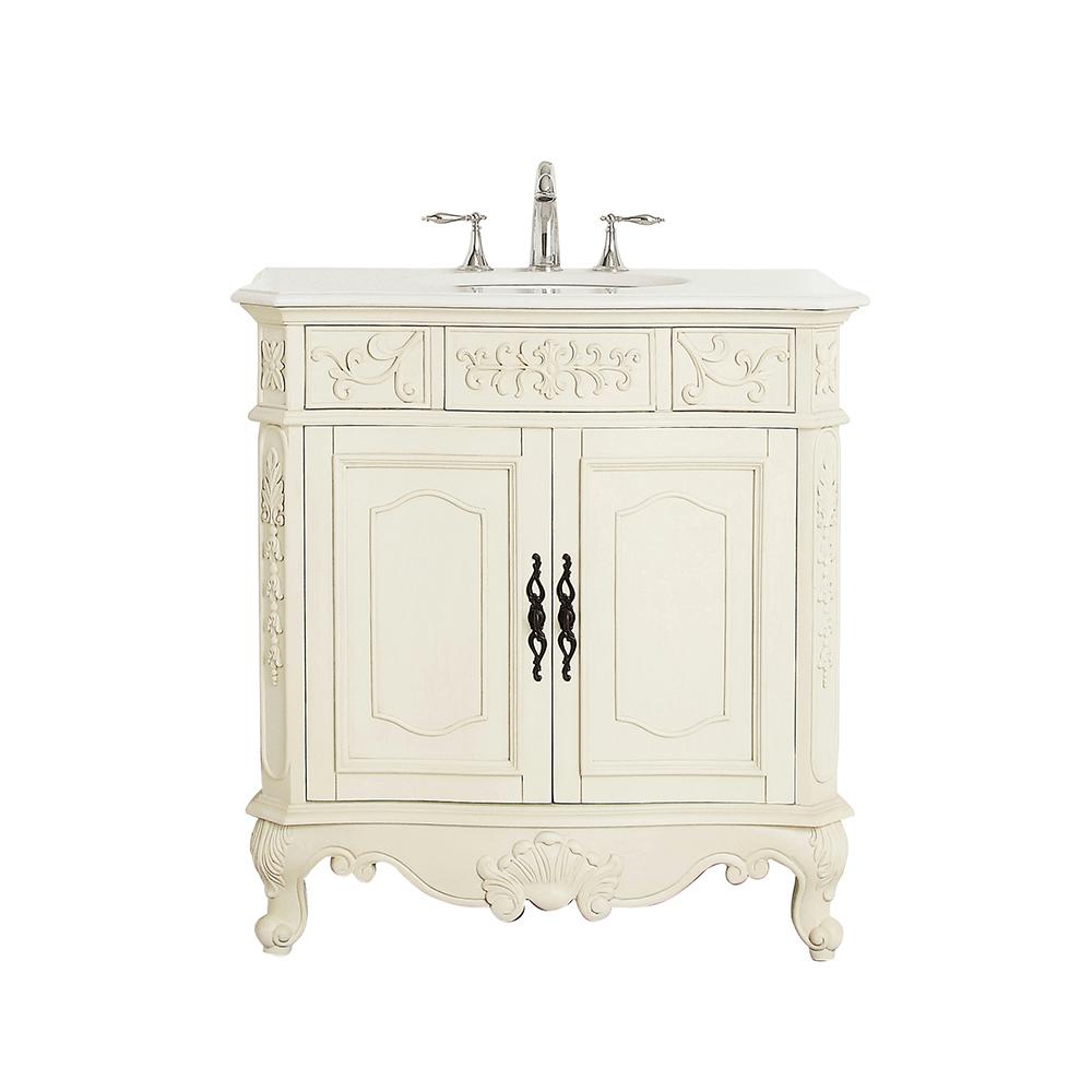 Home Decorators Collection Winslow 33 In W X 22 In D Vanity In