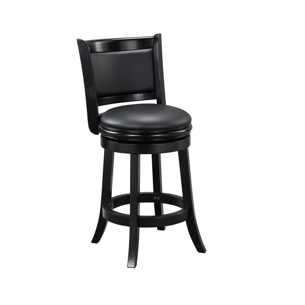 Safavieh Gitano 29 In Black Swivel Cushioned Bar Stool Fox7009c Black Swivel Cushioned Bar Stool