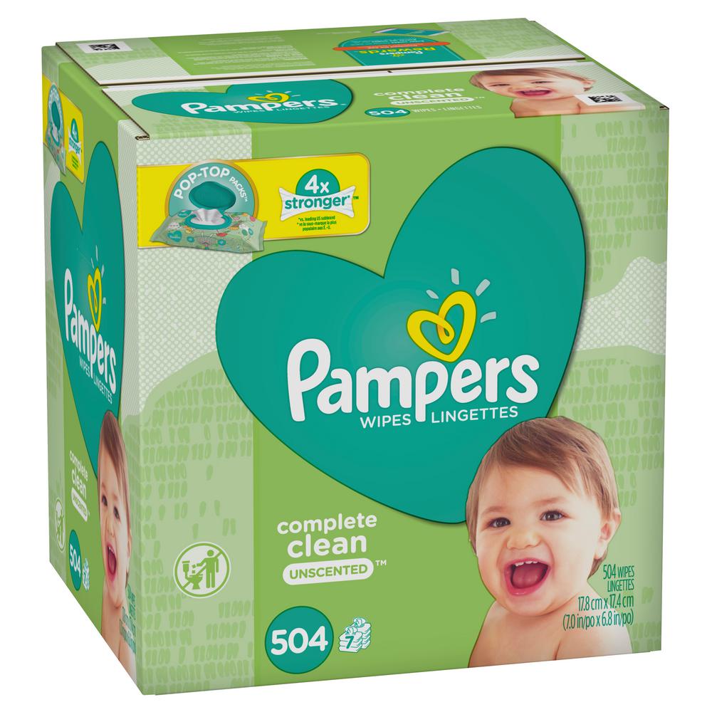 pampers wipes complete clean unscented