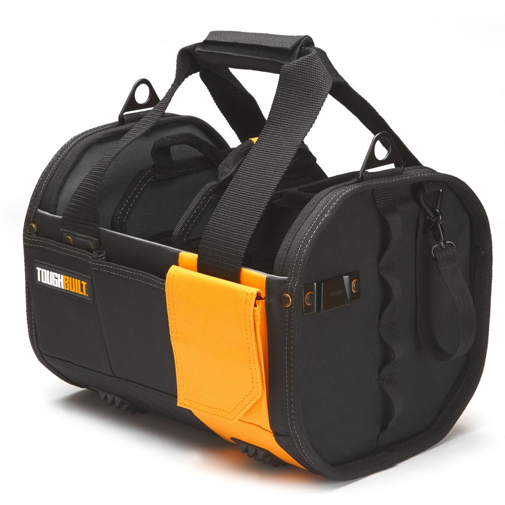 TOUGHBUILT © Black Modular Tote with 61Pockets 12 in. Tool Bag Loops