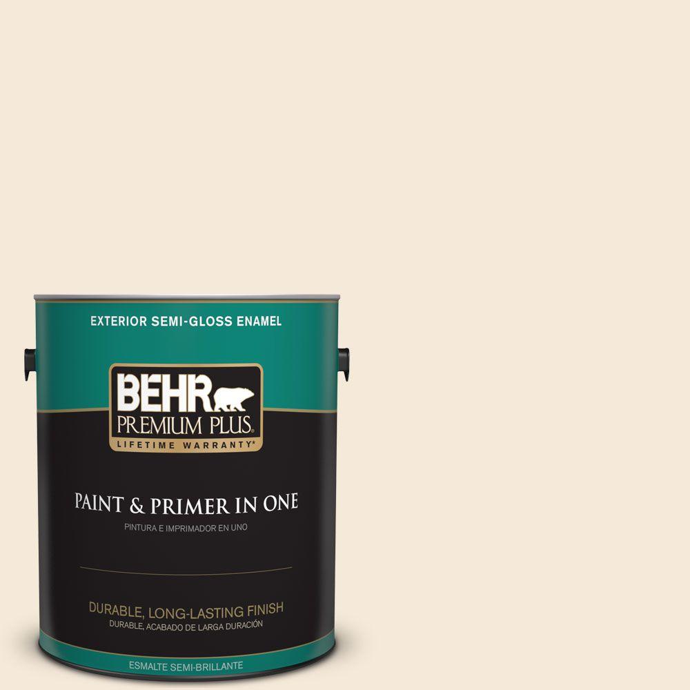 BEHR Premium Plus 5gal. N5201 White Metal SemiGloss Enamel Exterior