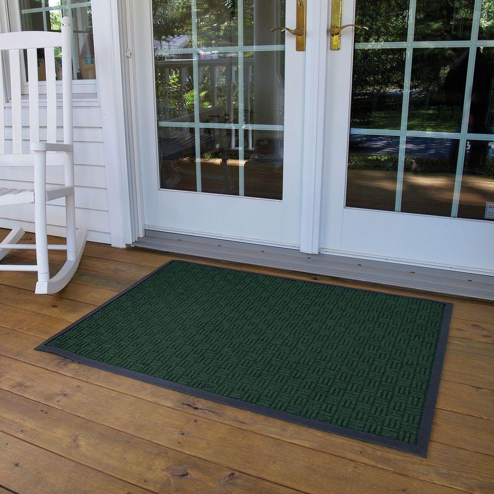 Notrax Portrait Green 36 In X 48 In Rubber Backed Entrance Mat