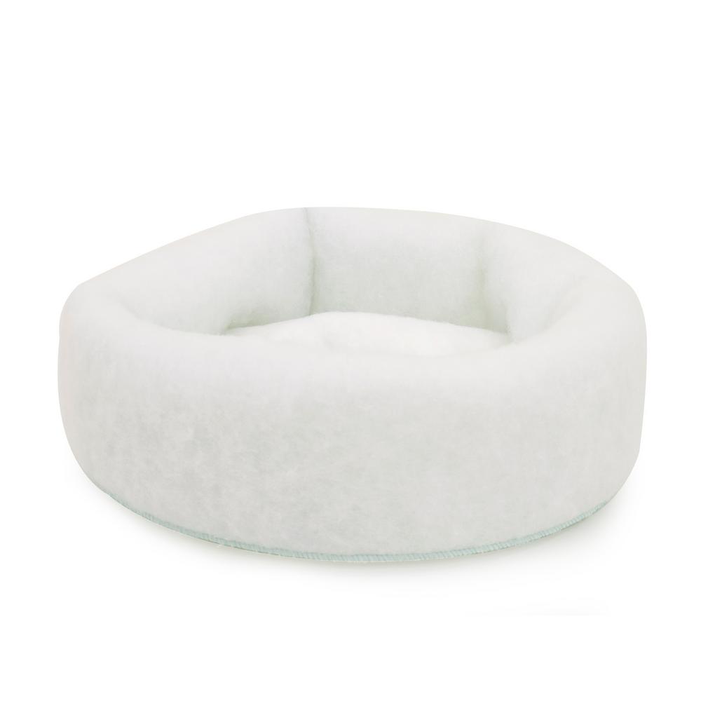 white cat bed