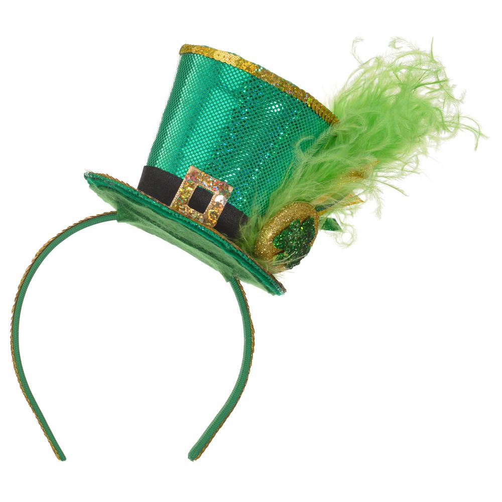 Amscan Fancy St. Patrick's Day Mini Top Hat Headband (2-Pack)-259870 ...