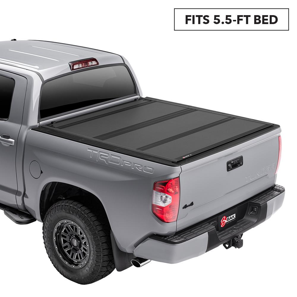 Bak Industries Mx4 Tonneau Cover For 07 19 Tundra 5 Ft 6 In Bed With Deck Rail System 448409t The Home Depot