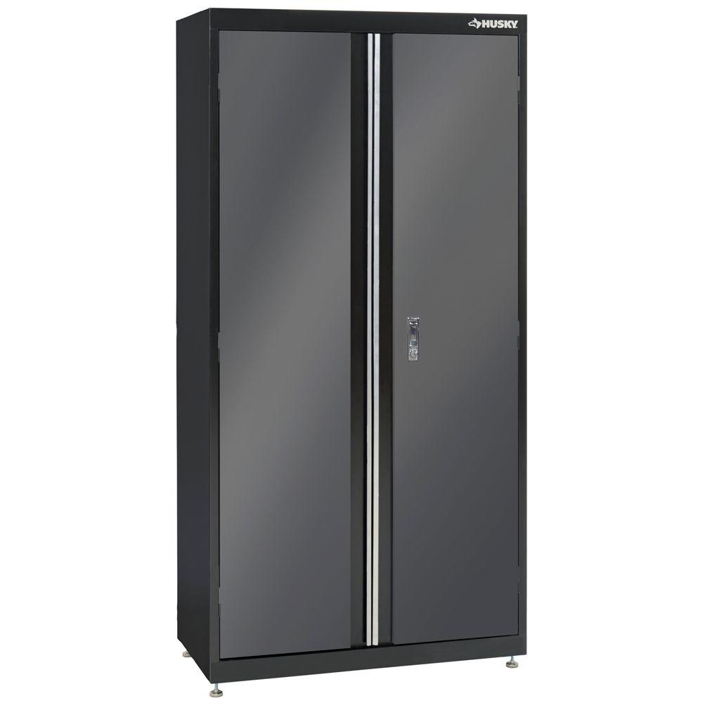 Husky 72 In H X 36 W 24 D Steel Garage Gear Cabinet W X 24 In D Steel Garage Gear Cabinet G3624w Us The Home Depot