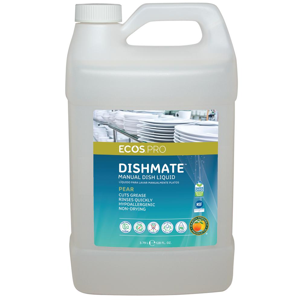 ECOS Pro 128 oz. Dishmate Pear Manual Dishwashing LiquidPL9720/04 The Home Depot