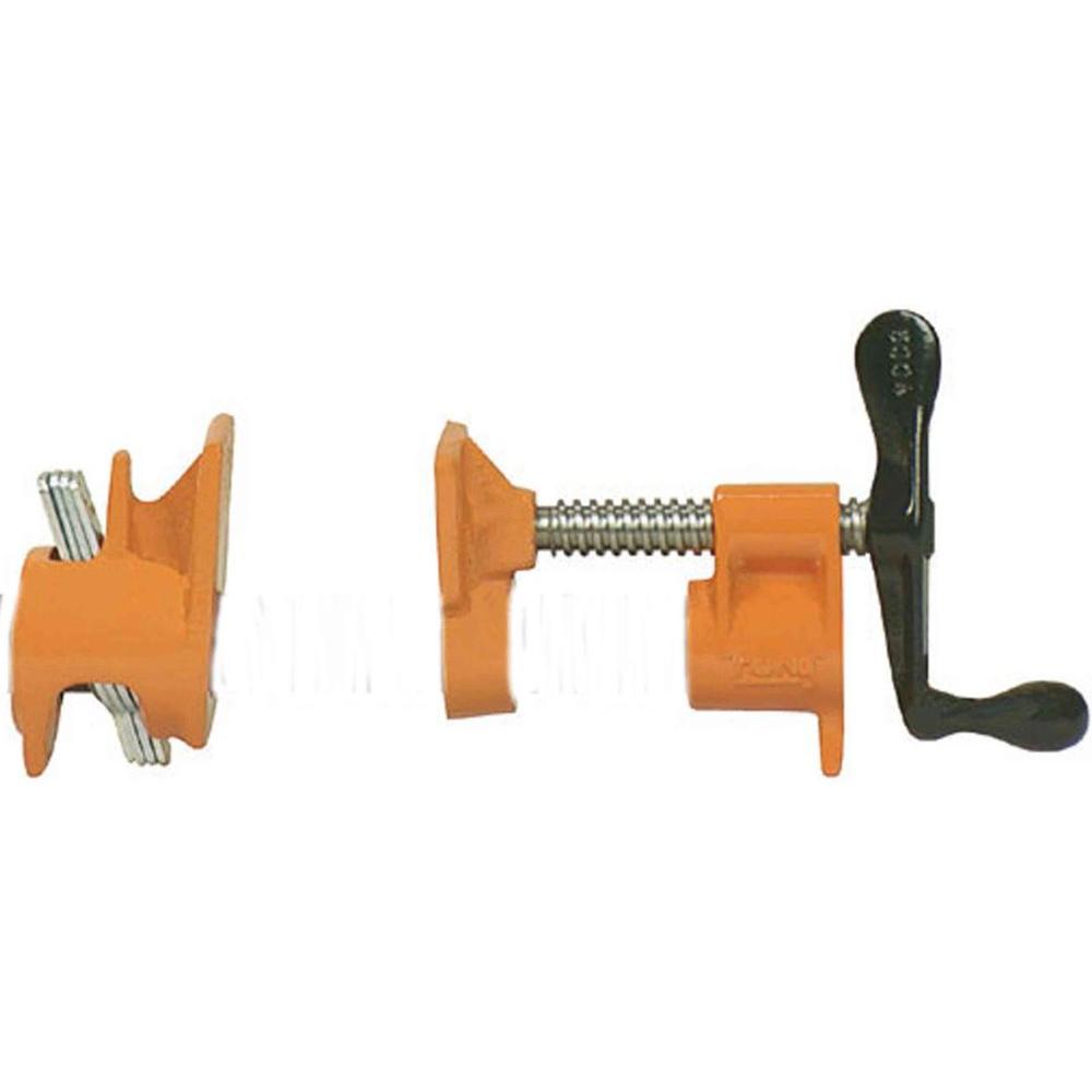 Pony Adjustable 3/4 in. Pipe Clamp-50-2PK - The Home Depot