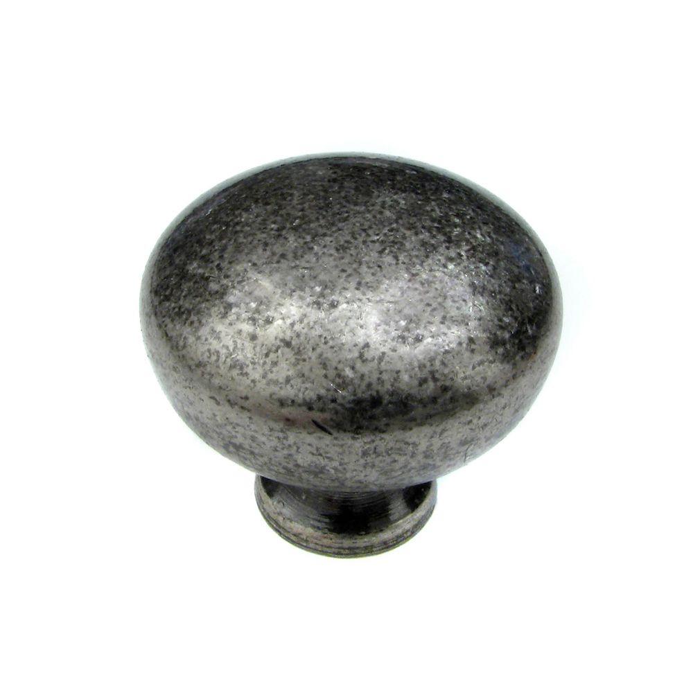 Richelieu Hardware 1-1/4 in. Pewter Cabinet Knob-BP7091332142 - The