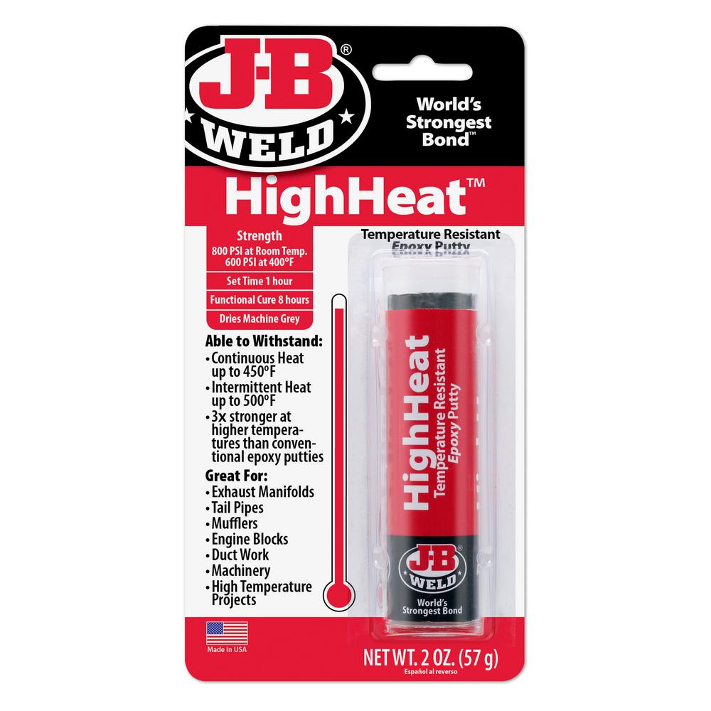 J B Weld 2 Oz High Heat Adhesive Putty Case Of 6 8297 The J B Weld 2 Oz High Heat Adhesive Putty