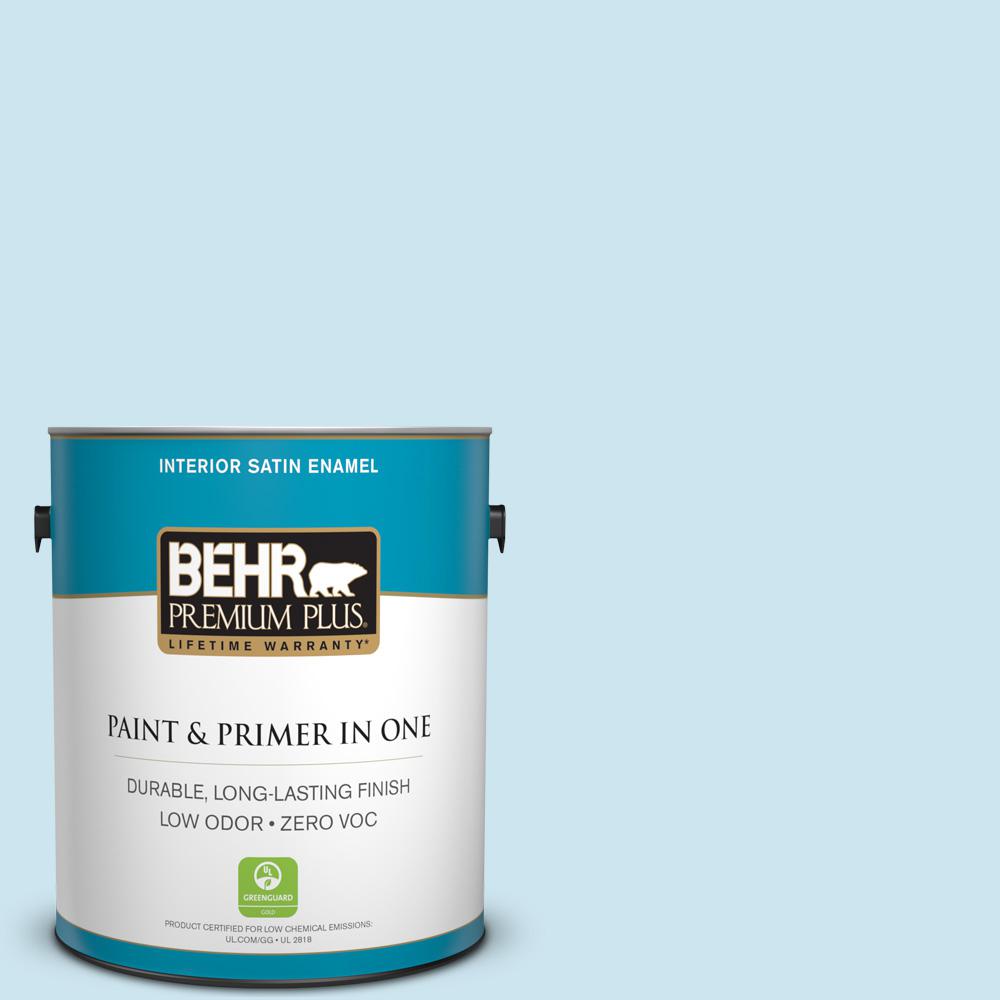 BEHR Premium Plus 1-gal. #540A-2 Niagara Falls Zero VOC Satin ...