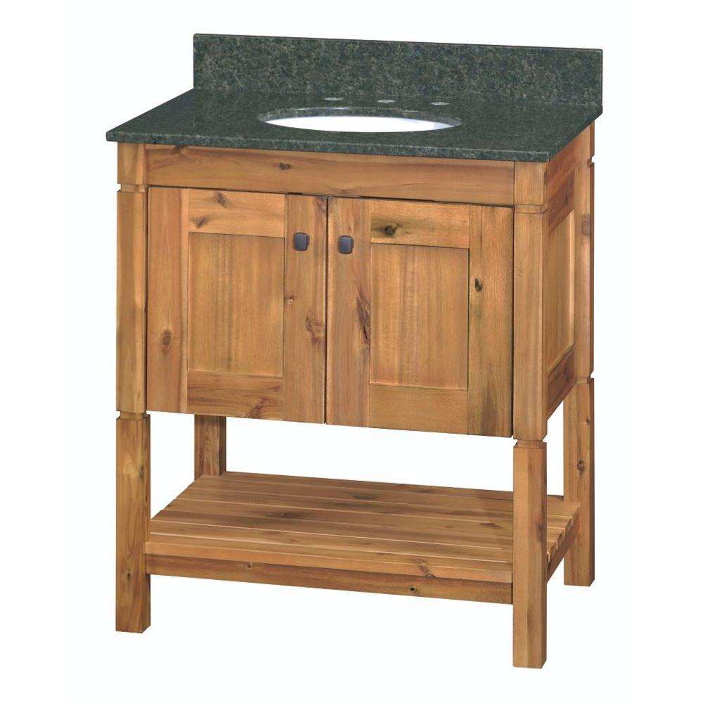 Rustic Bathroom Vanities Bath The Home Depot