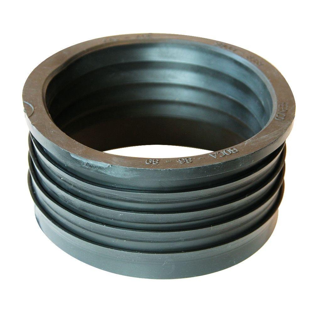 4 in. Service Weight Cast Iron Hub x 4 in. Sch. 40 PVC Compression Pvc To Cast Iron Transition Coupling