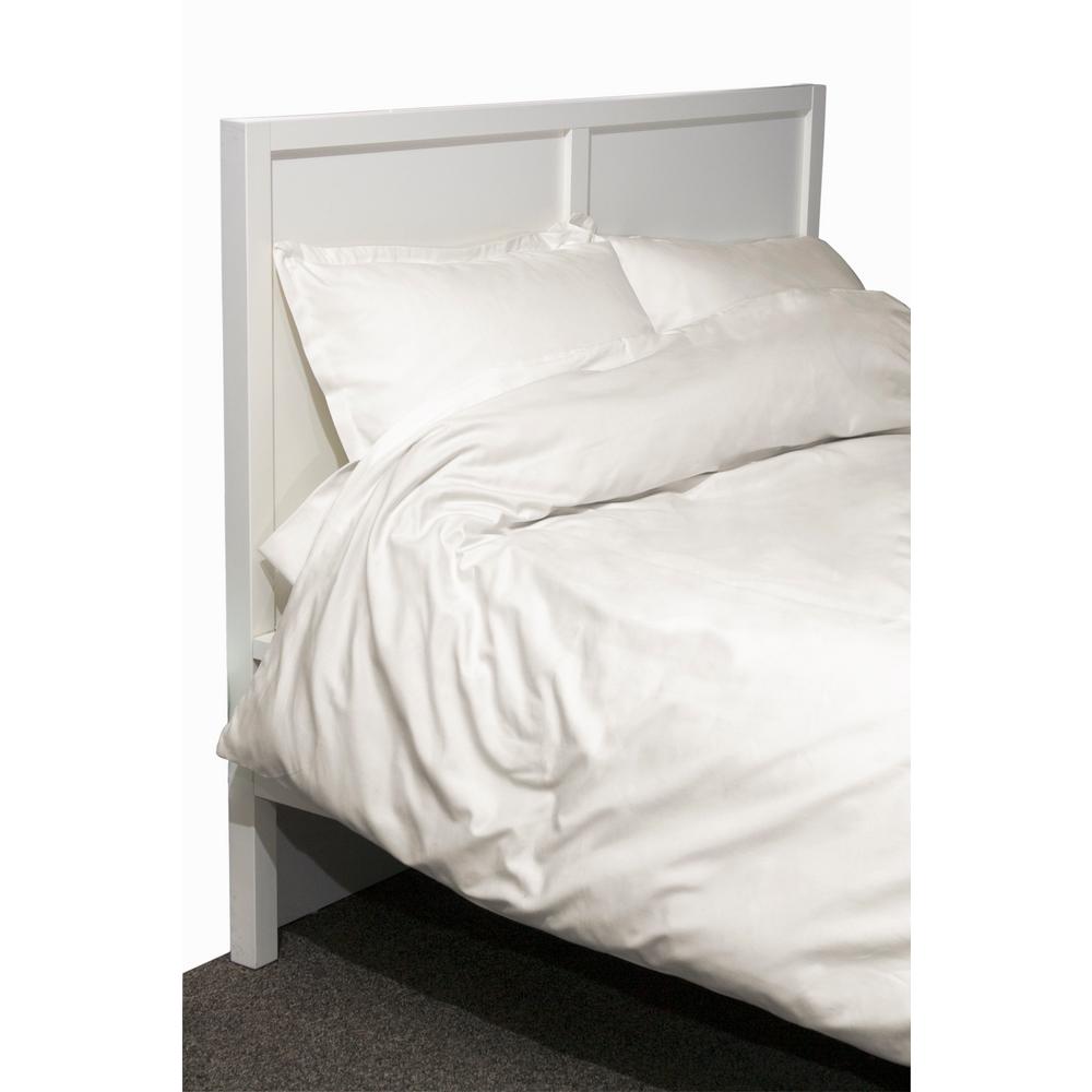 Lintex 600 Twill 3 Piece Ivory King Cotton Polyester Duvet Set