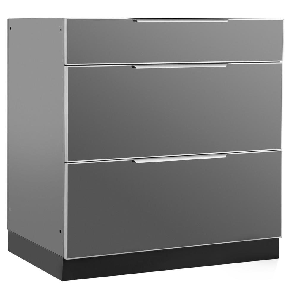 aluminum - outdoor kitchen cabinets - outdoor kitchen storage - the