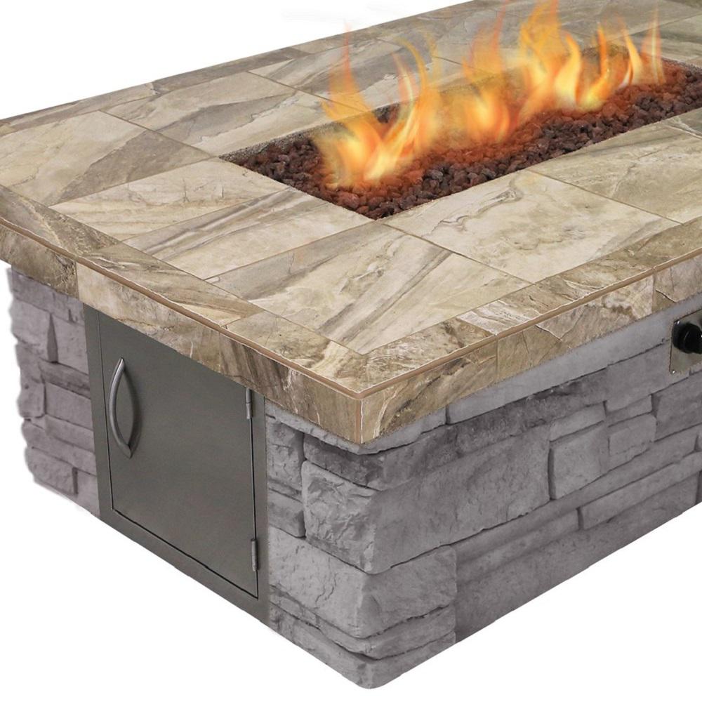 Cal Flame Propane Fire Pits Outdoor Heating The Home Depot