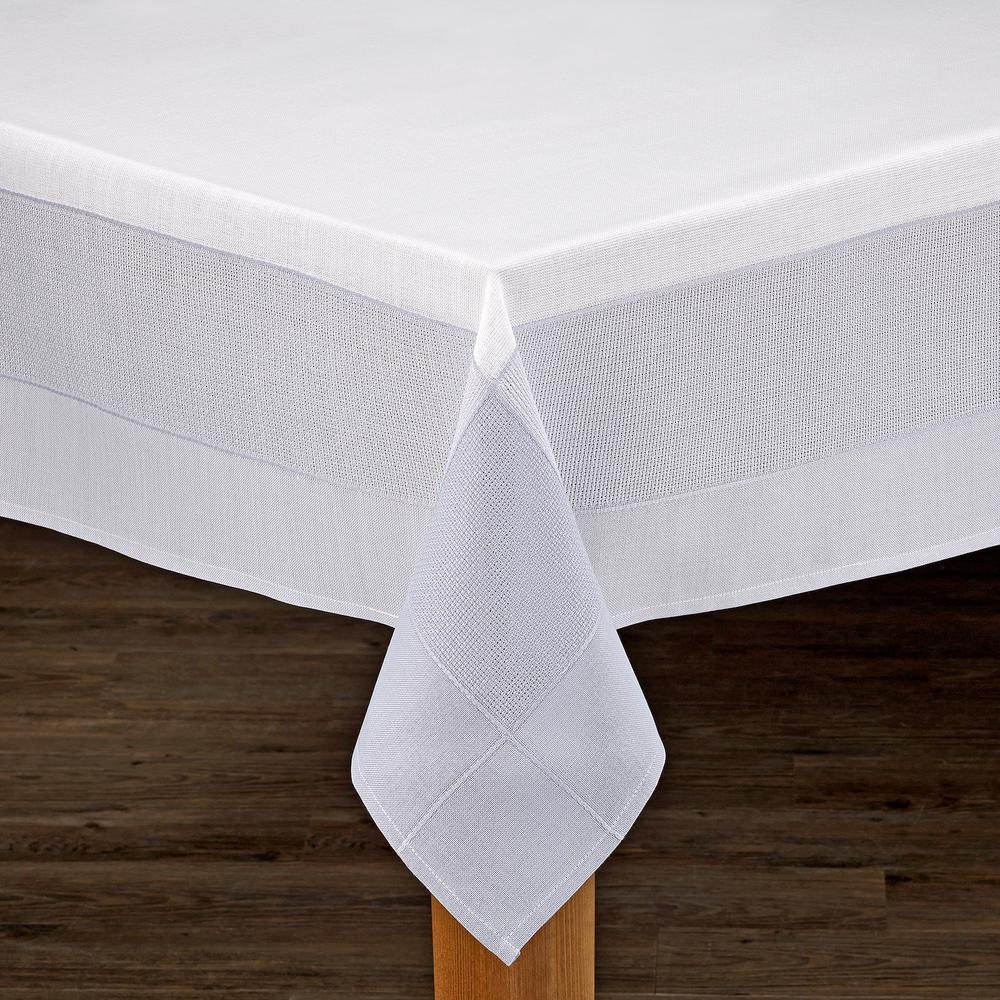 grey tablecloth