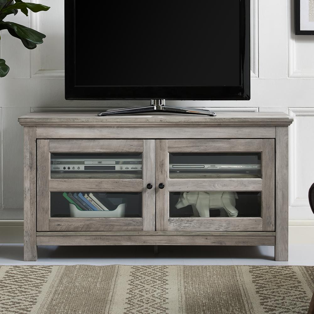 Walker Edison Furniture Company 44 In Grey Wash Walker Edison Furniture Company 44 In Grey Wash