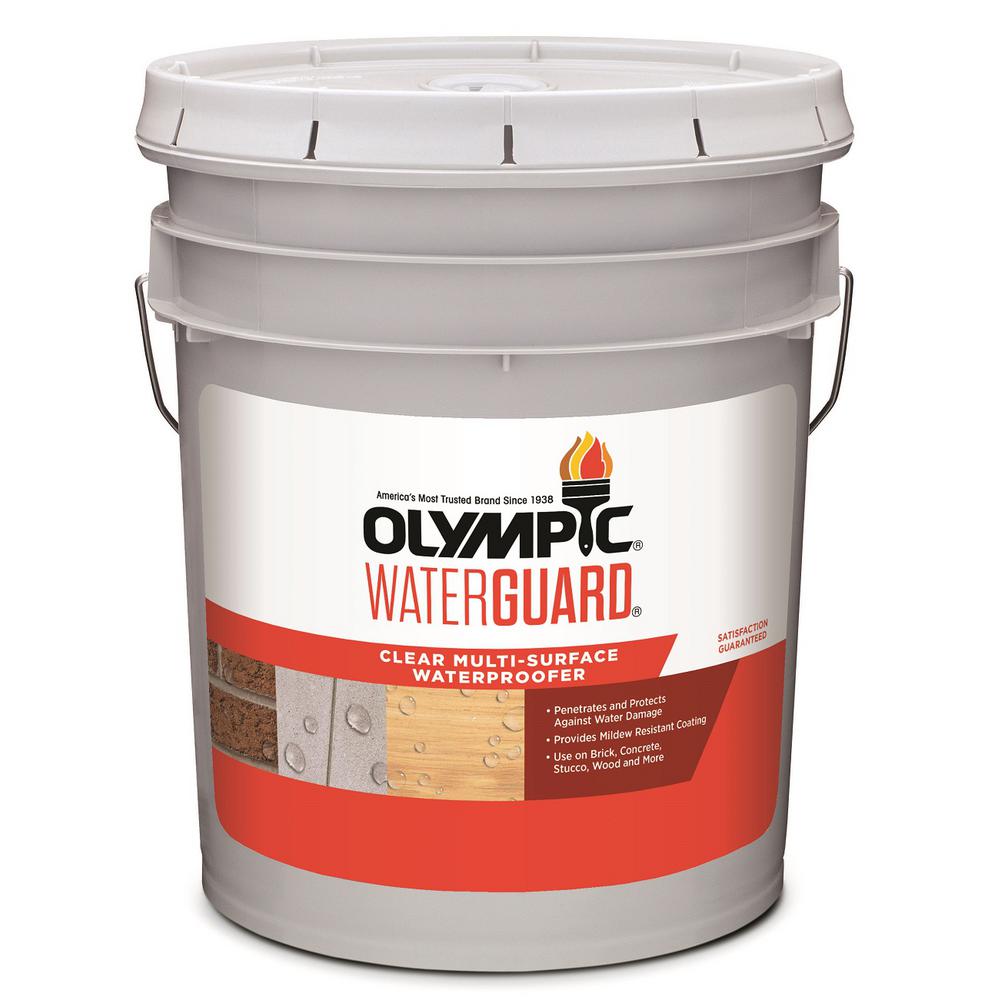Olympic Waterguard 5 Gal Clear Multi Surface Waterproofing Sealant 