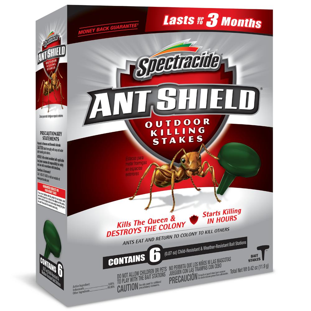 Ants Bait Outdoor Insect Pest Control Garden Center The Ant Shield Outdoor Killing Stakes 6 Count