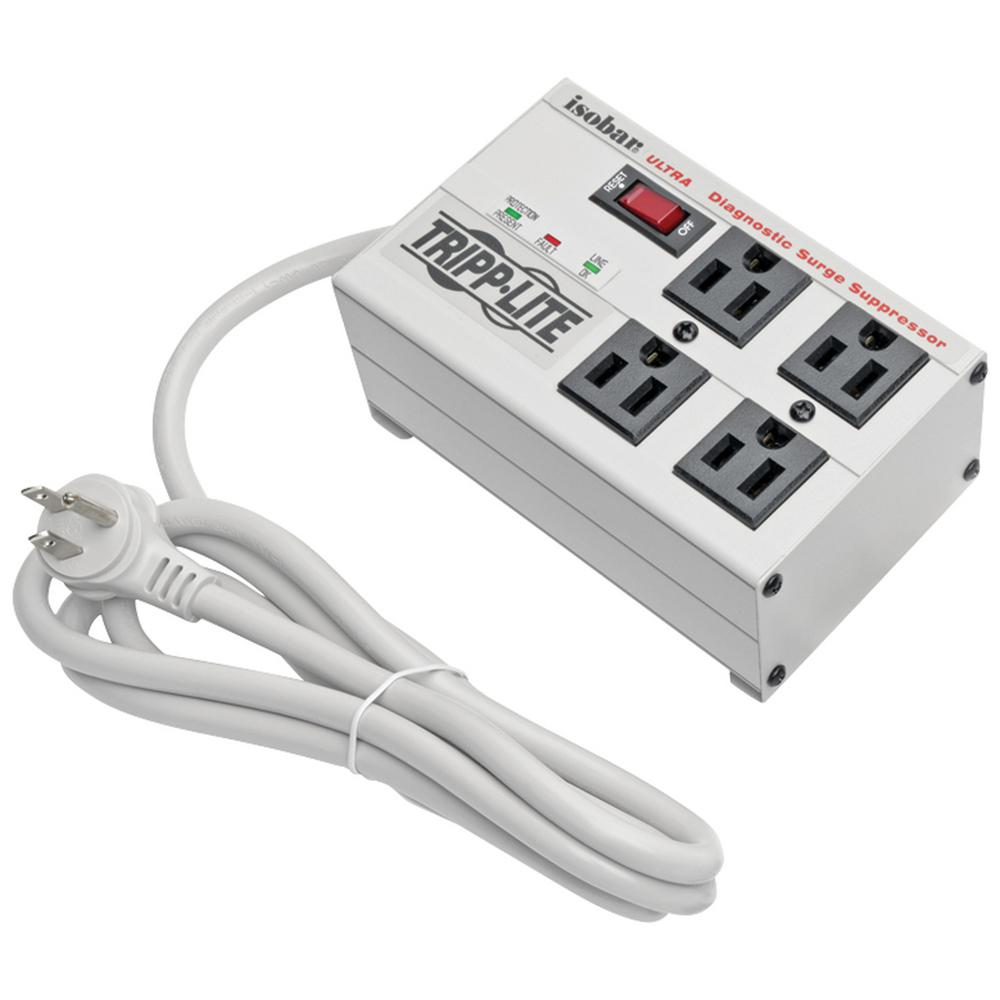 Tripp Lite 10-Outlet Power Strip 6ft Cord 2880 Joules Black Surge protector
