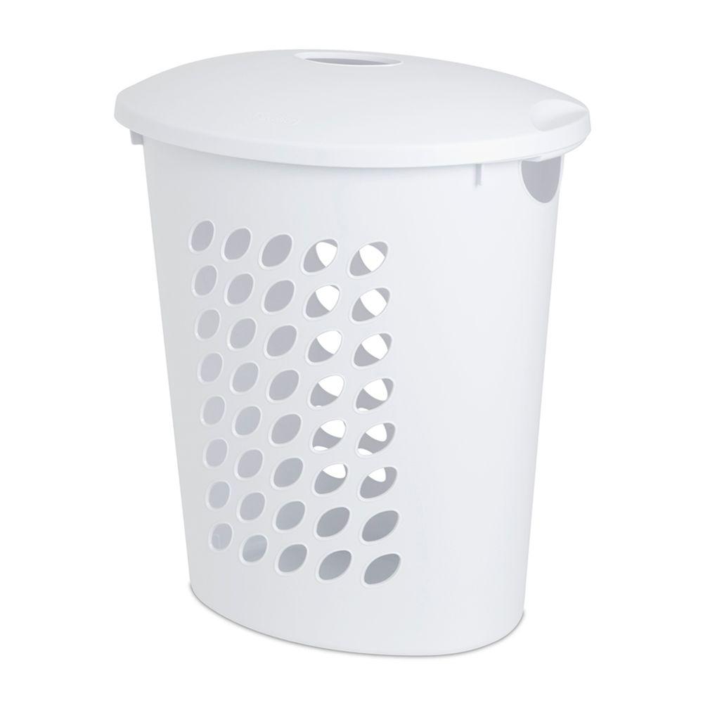 Sterilite Oval Laundry Hamper-12558006 - The Home Depot