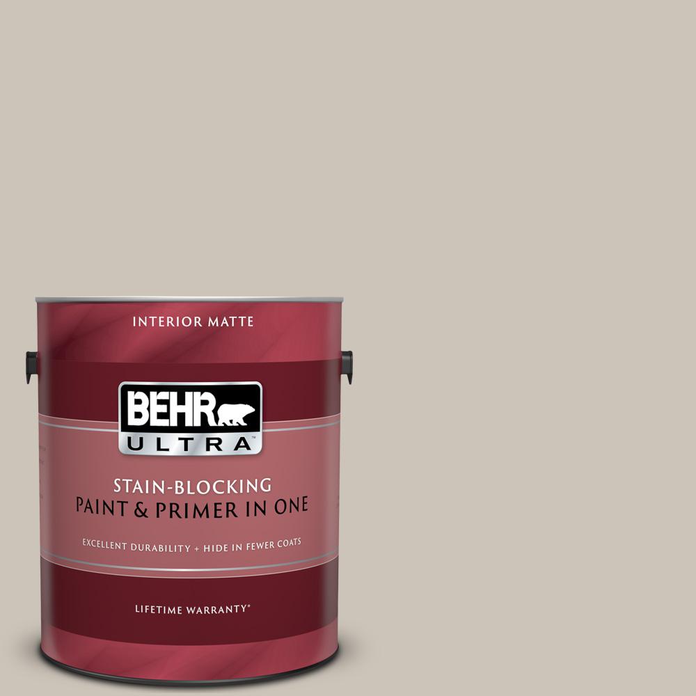Behr Ultra 1 Gal 720c 3 Wheat Bread Matte Interior Paint And Primer In One Behr Ultra 1 Gal 720c 3 Wheat Bread Matte Interior Paint And Primer In One
