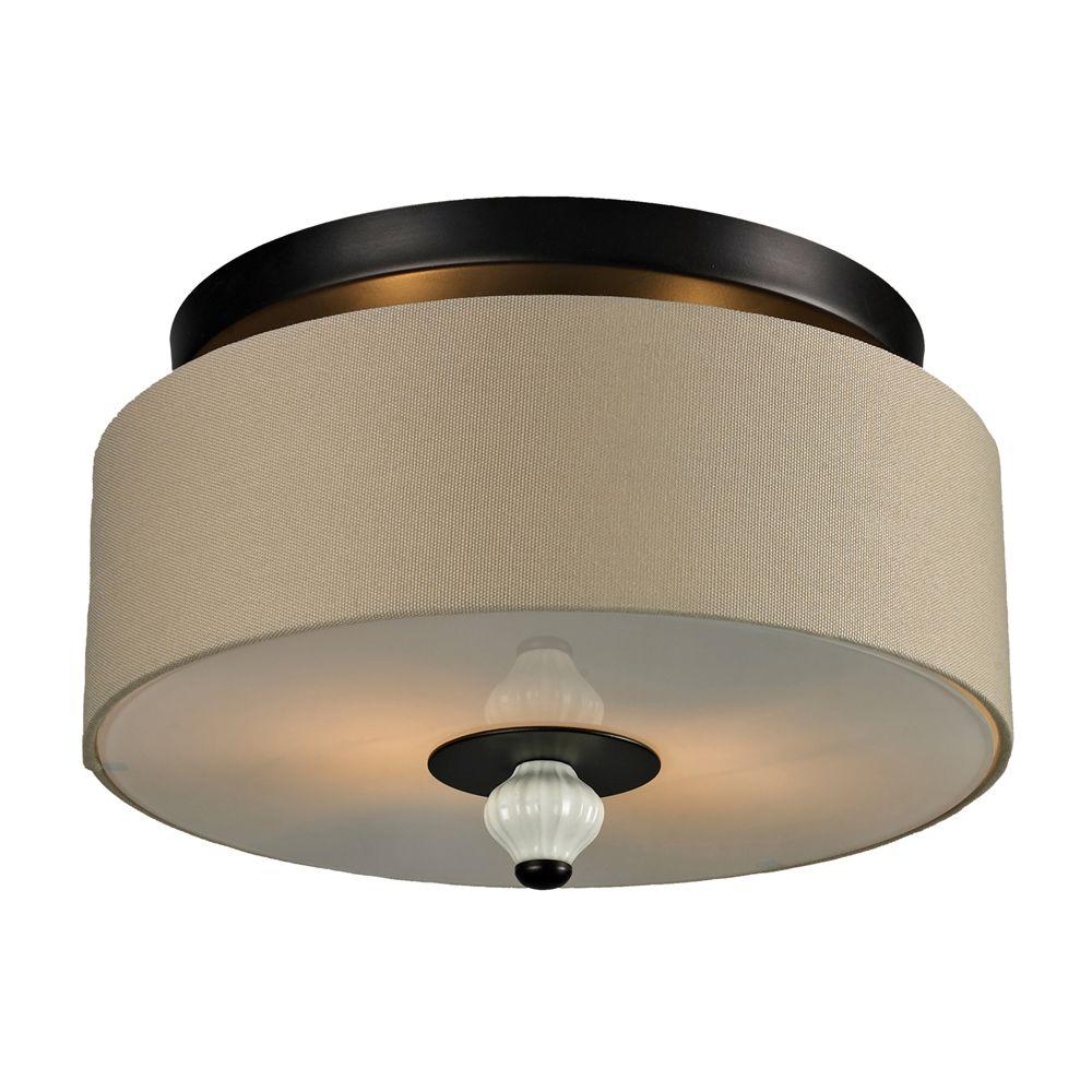 Titan Lighting Lilliana 2 Light Aged Bronze Ceiling Semi Flush Mount Titan Lighting Lilliana 2 Light Aged Bronze Ceiling Semi Flush Mount