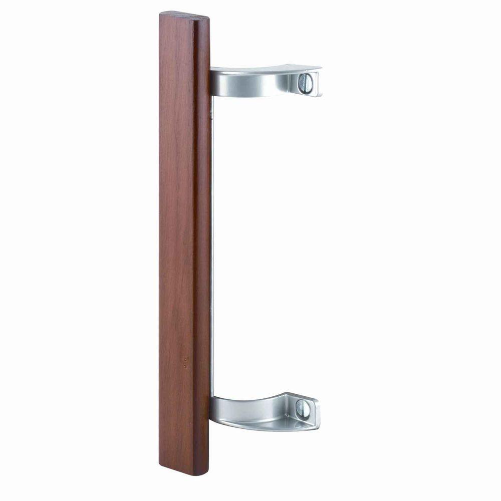 Prime Line Patio Door Pull Hardwood Handle With Aluminum C 1189 The Home Depot