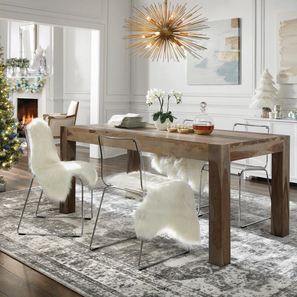 Home Decorators Collection Edmund Smoke Grey Dining Table1514000980 The Home Depot