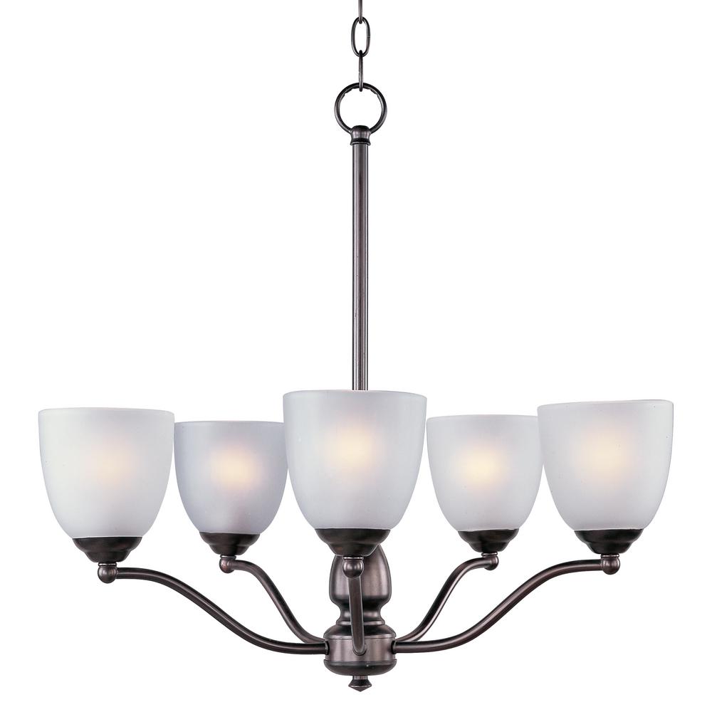 Maxim Lighting Stefan 5-Light Oil Rubbed Bronze Chandelier ...