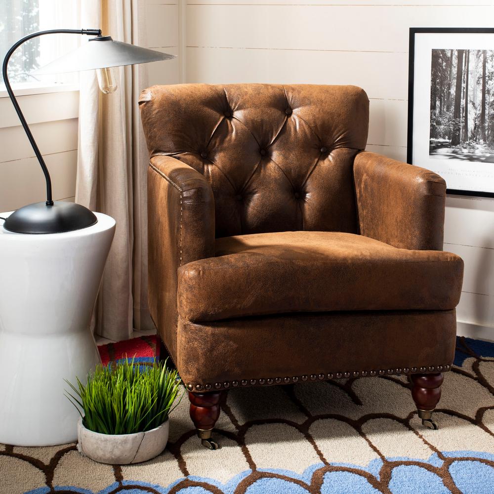 Safavieh Orla 31 In Wood Finish Arc Table Lamp With Wood Finish Shade Tbl4036a The Home Depot