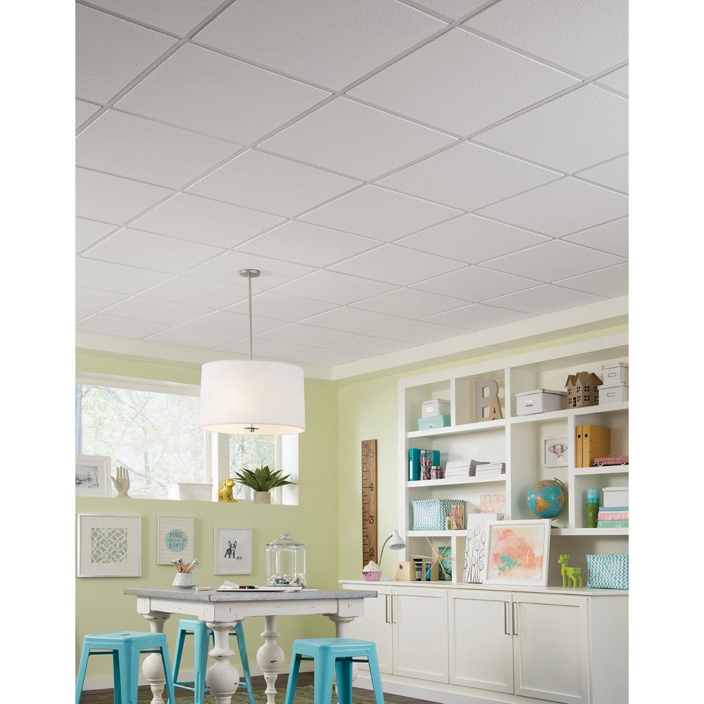 Armstrong Brighton 2 Ft X 2 Ft White Suspended Grid Ceiling