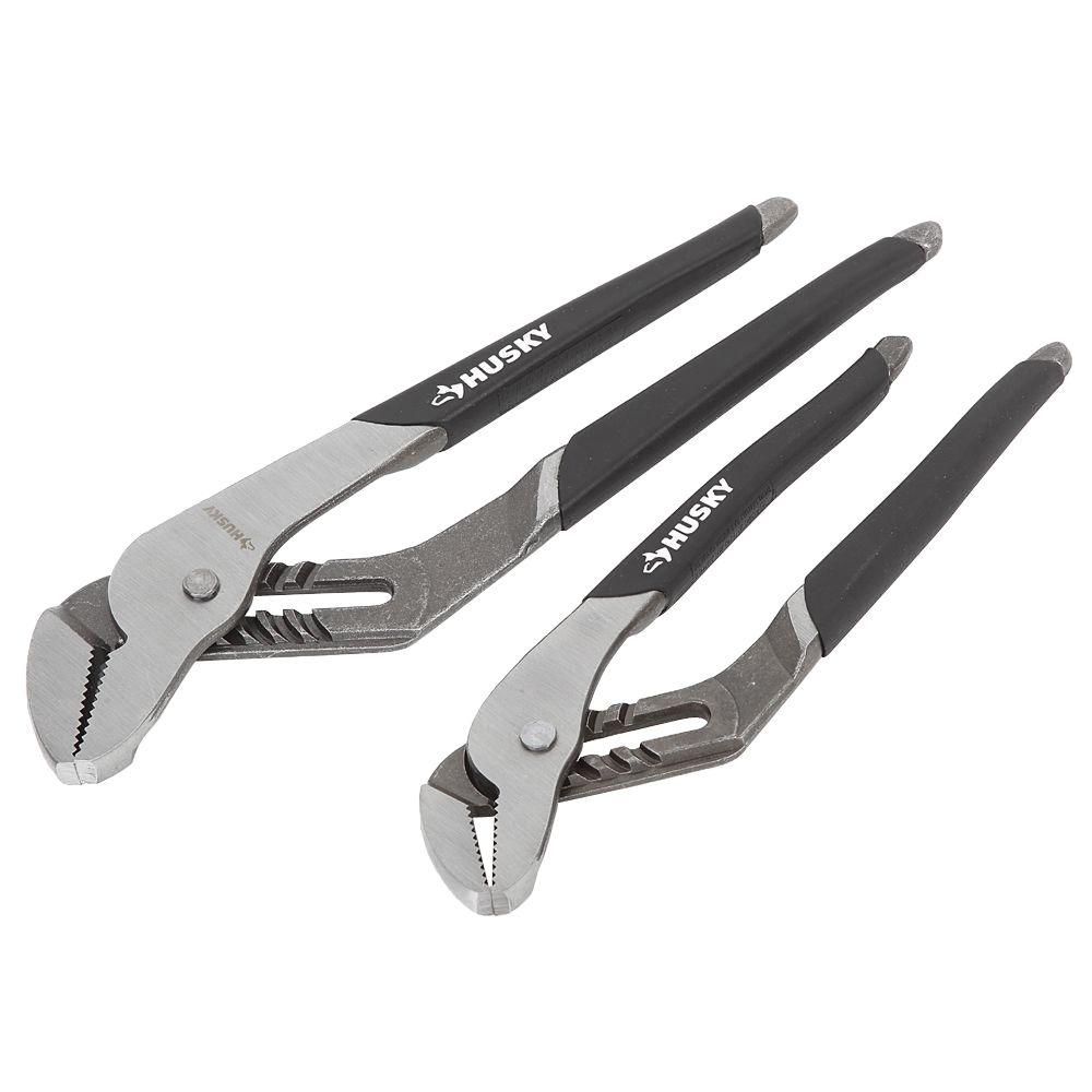 Husky Groove Joint Pliers Set (2Piece)48067 The Home Depot