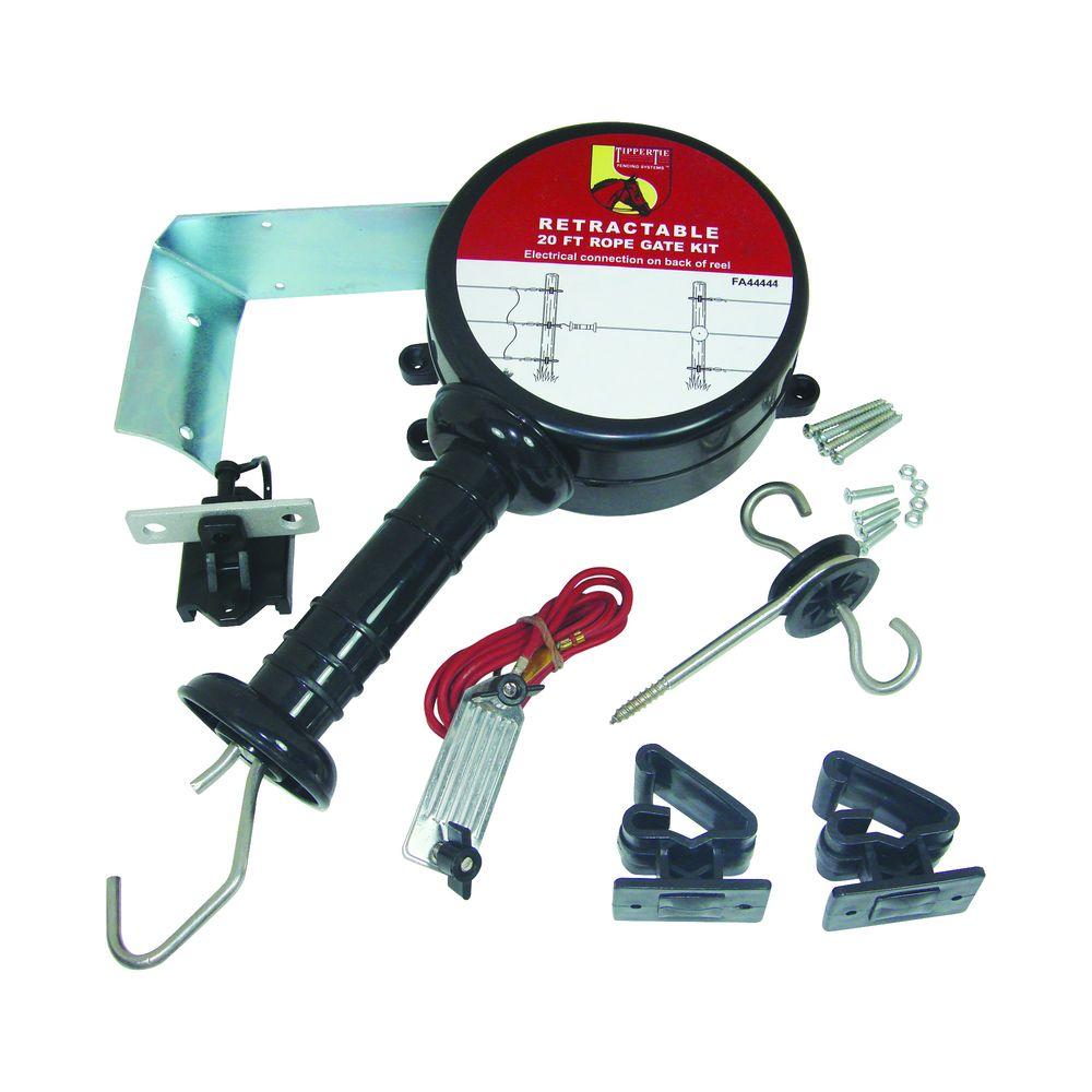 Field Guardian 20 ft. Retractable Rope Gate Kit665243 The Home Depot