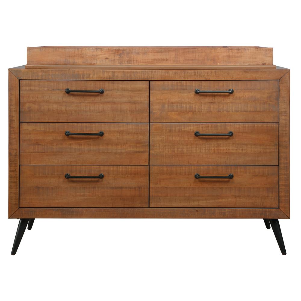 Evolur Stilnovo Mid Century Sugar Cane Double Dresser-928-SC - The Home ...